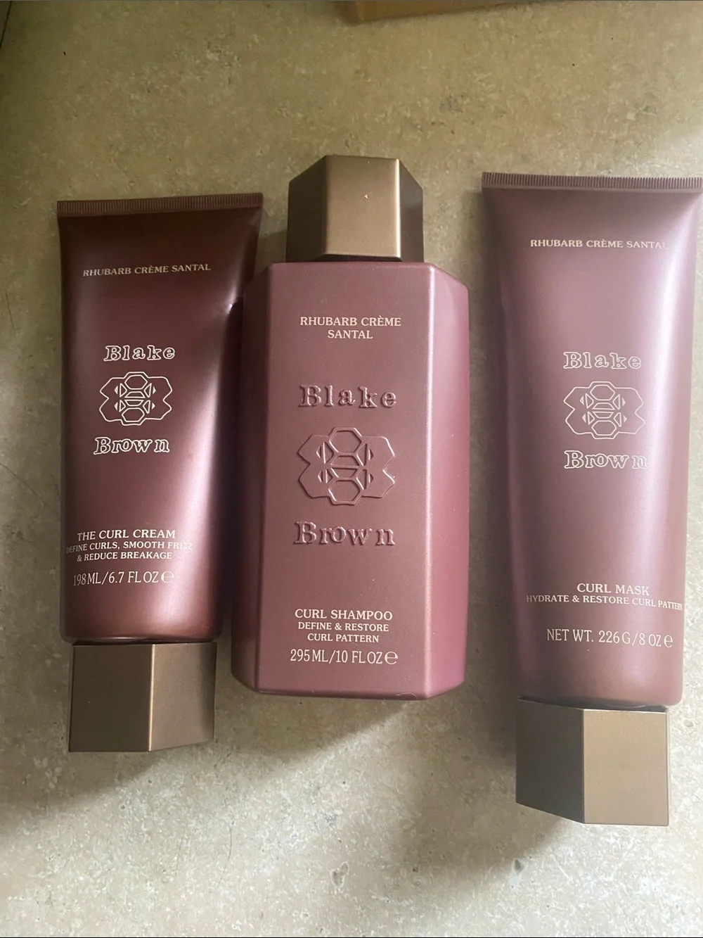 Blake Brown Curl Shampoo, Curl Cream, and Curl Mask Bundle